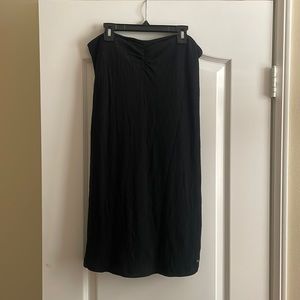black strapless dress from hollister